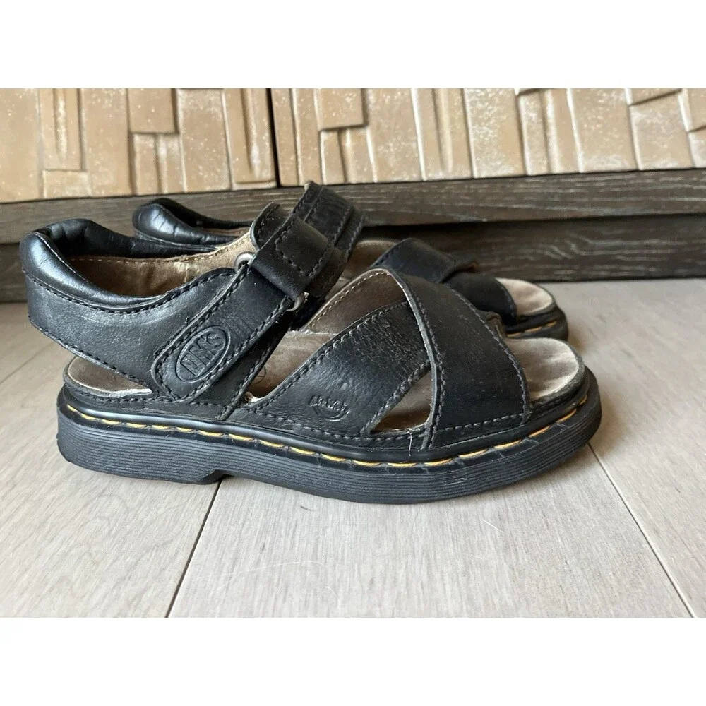 Vtg Dr. Martens Sandals 9076 Mens 8 Women 10 Fisherman Chunky Uk 7 Leather